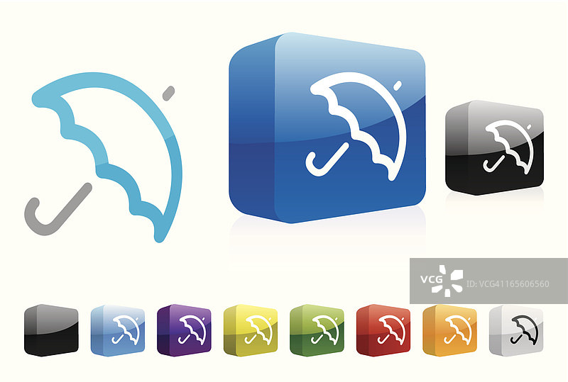 3D伞合集图片素材