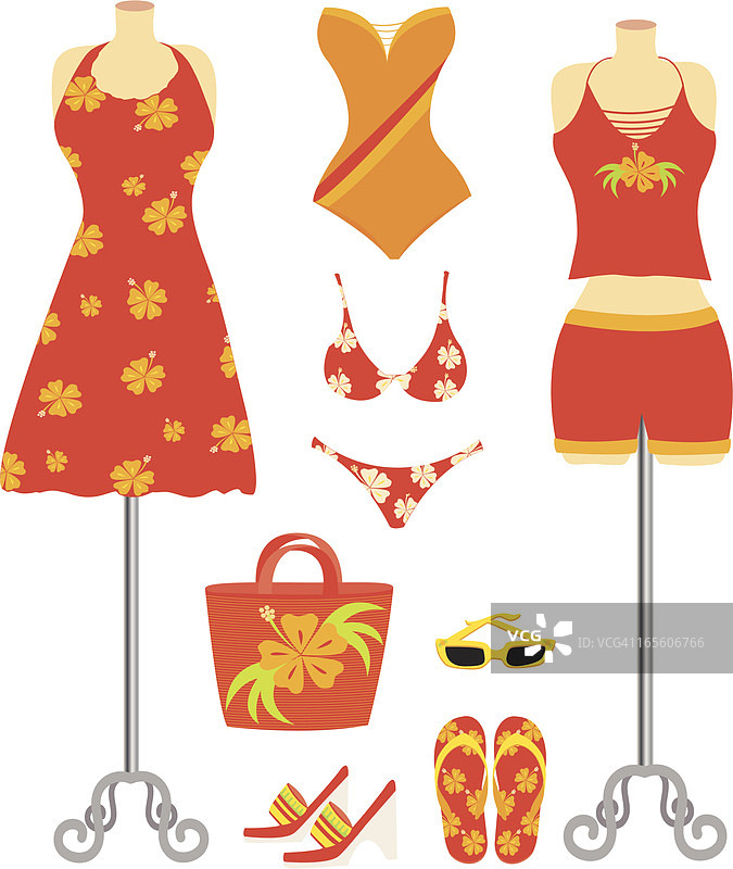 夏季坐标图片素材