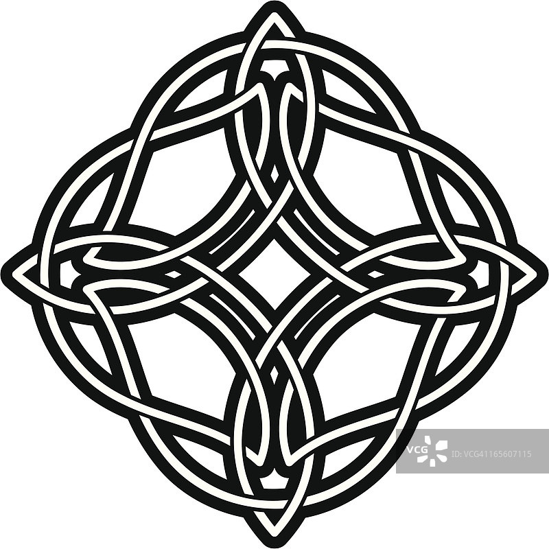凯尔特结奖章图片素材