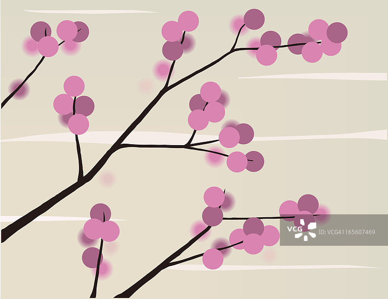 抽象樱花图片素材