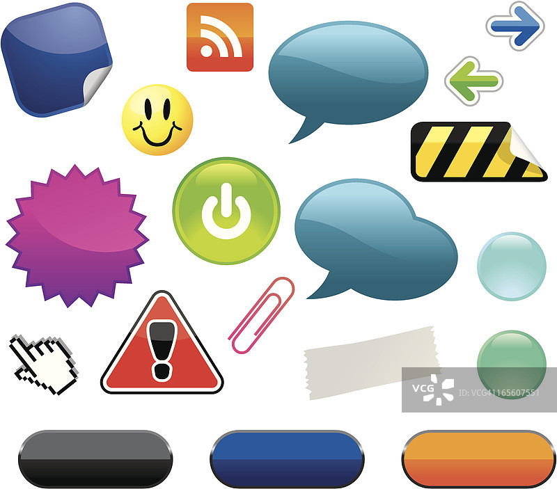 网页元素合集图片素材