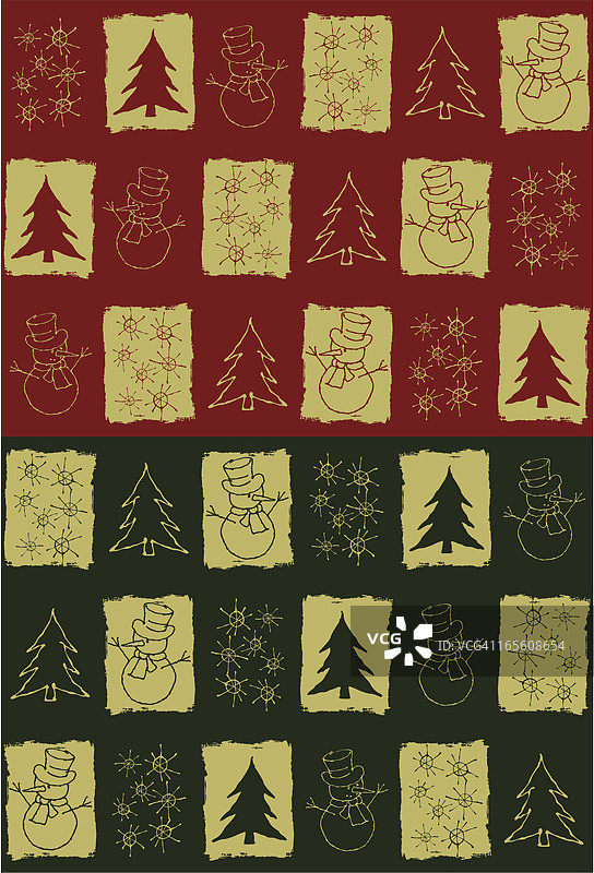 圣诞包装纸图片素材