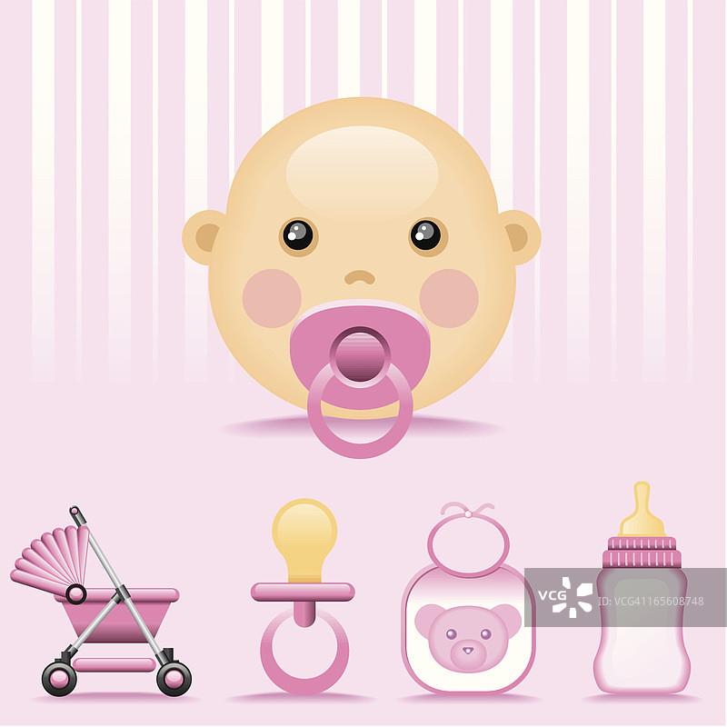 婴儿图标合集图片素材