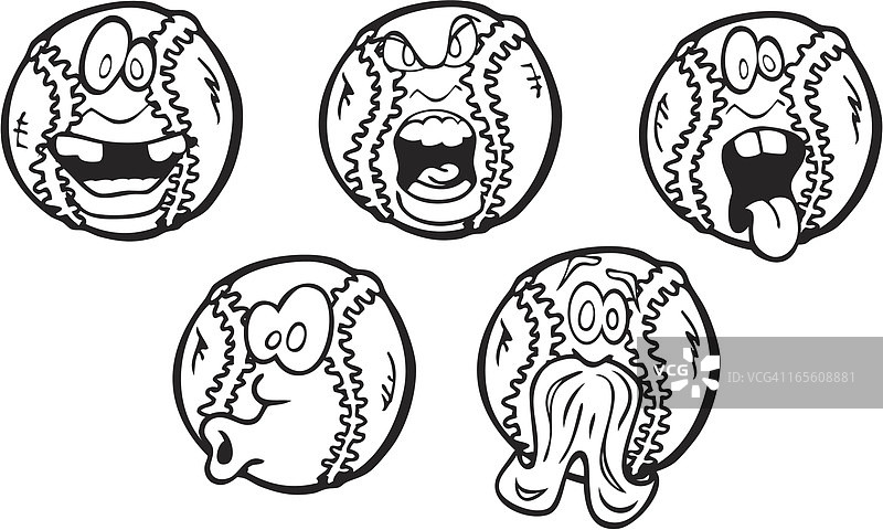 简约棒球图片素材