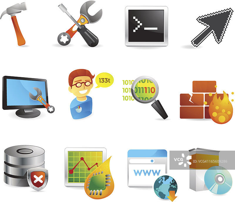 开发者Web图标图片素材