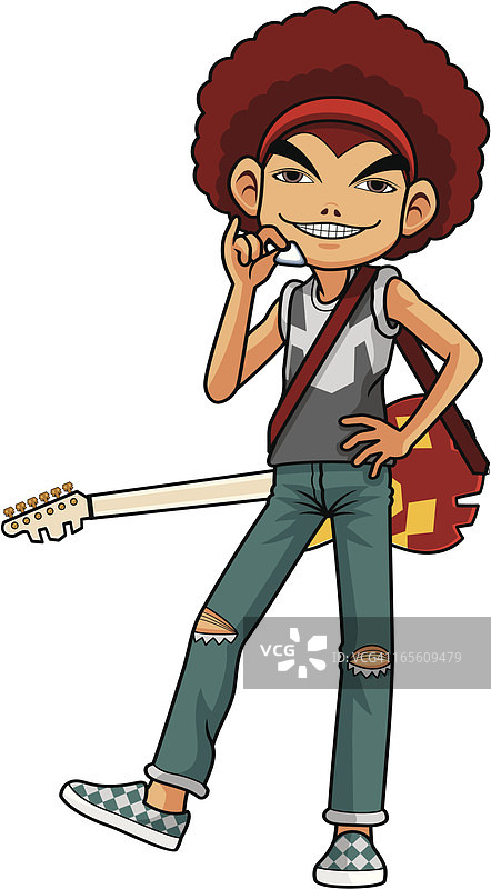 摇滚卡通图片素材