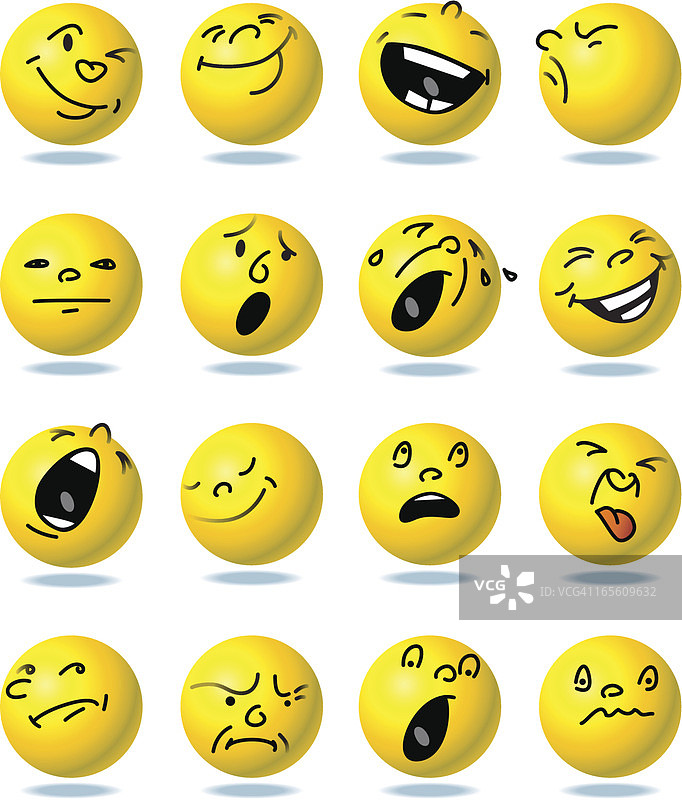 面部表情按钮图片素材