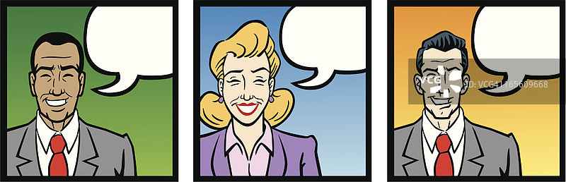 商业人士交谈图片素材