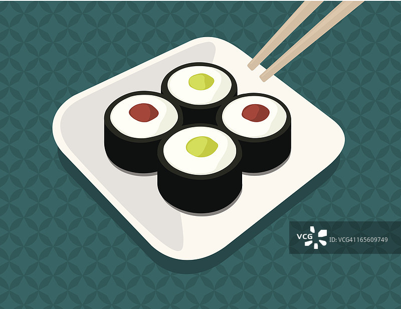 卷寿司图片素材