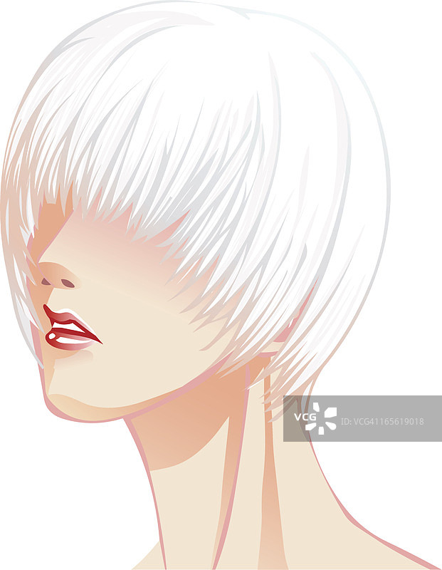 摇头娃娃超模侧视图图片素材