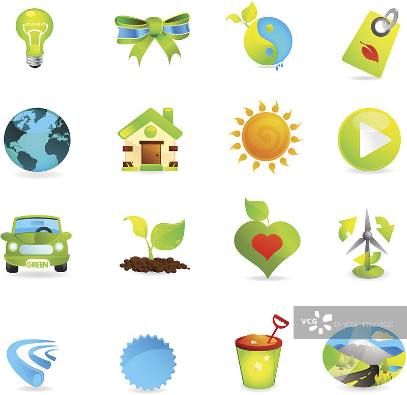 通用自然图标图片素材