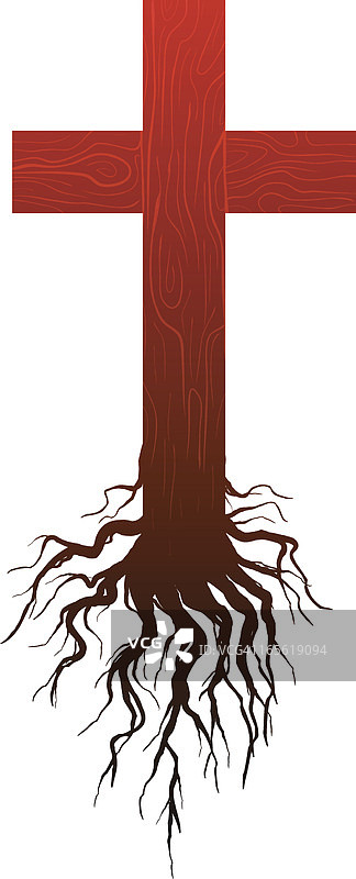 交叉根图片素材