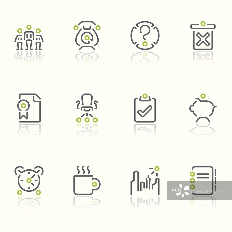 办公室图标-linea系列图片素材