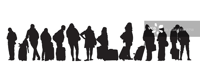 旅行中的人们图片素材