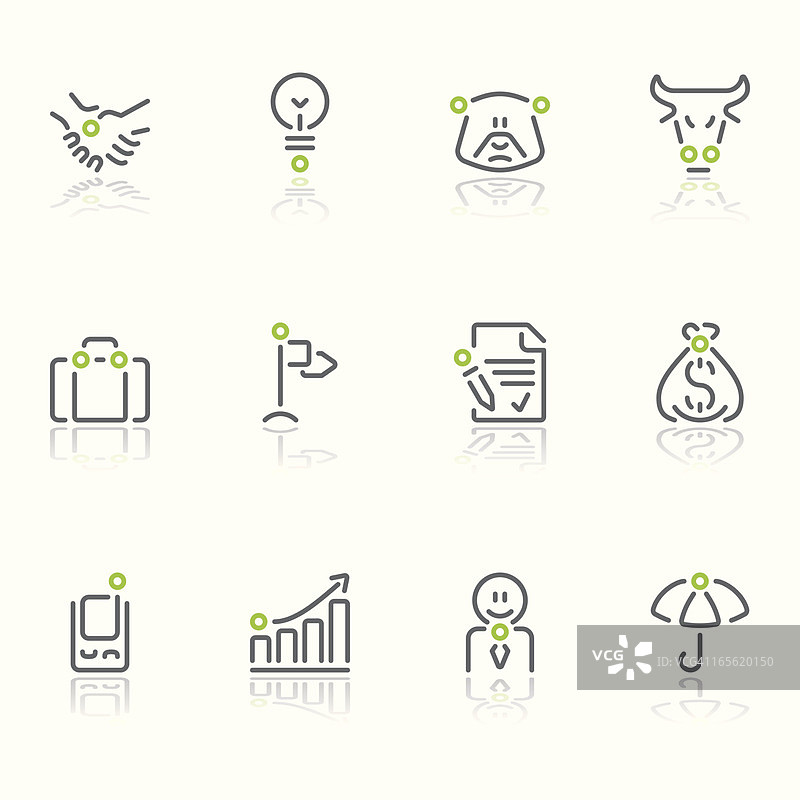 商业图标-线性系列图片素材