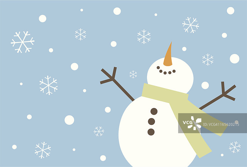 快乐的雪人图片素材