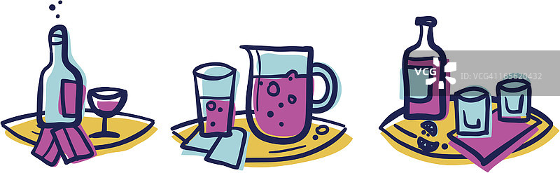 饮品托盘图片素材