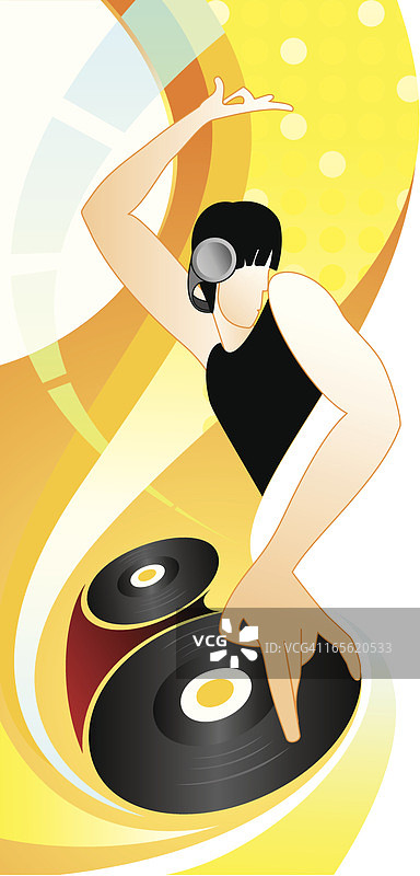 DJ背景图片素材