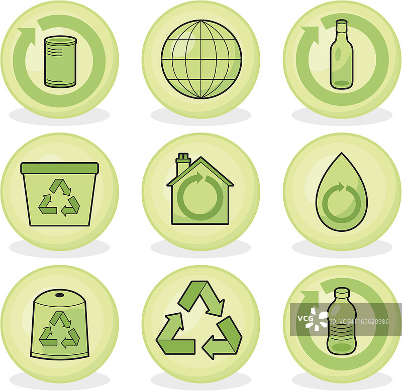 回收图标集图片素材