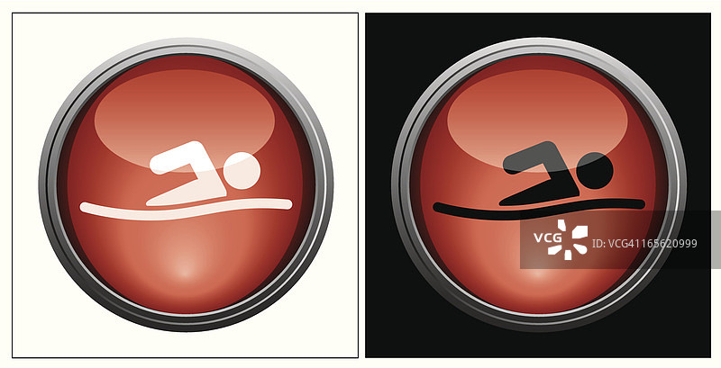 游泳者|玻璃合集图片素材