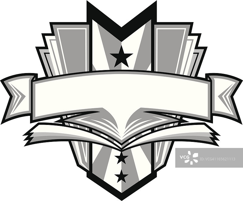 全明星徽章黑白图案图片素材