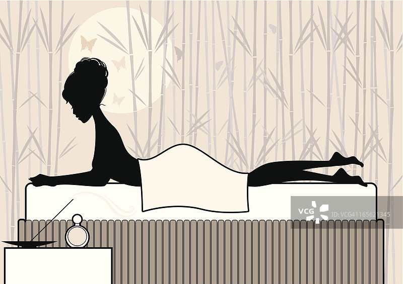 时尚按摩图片素材