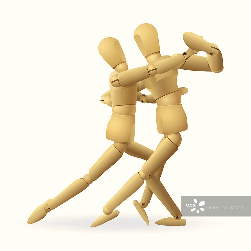 跳舞的人体模型图片素材