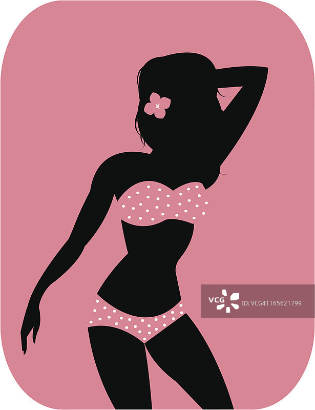 海滩美人图片素材