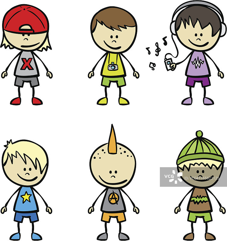 男孩们图片素材