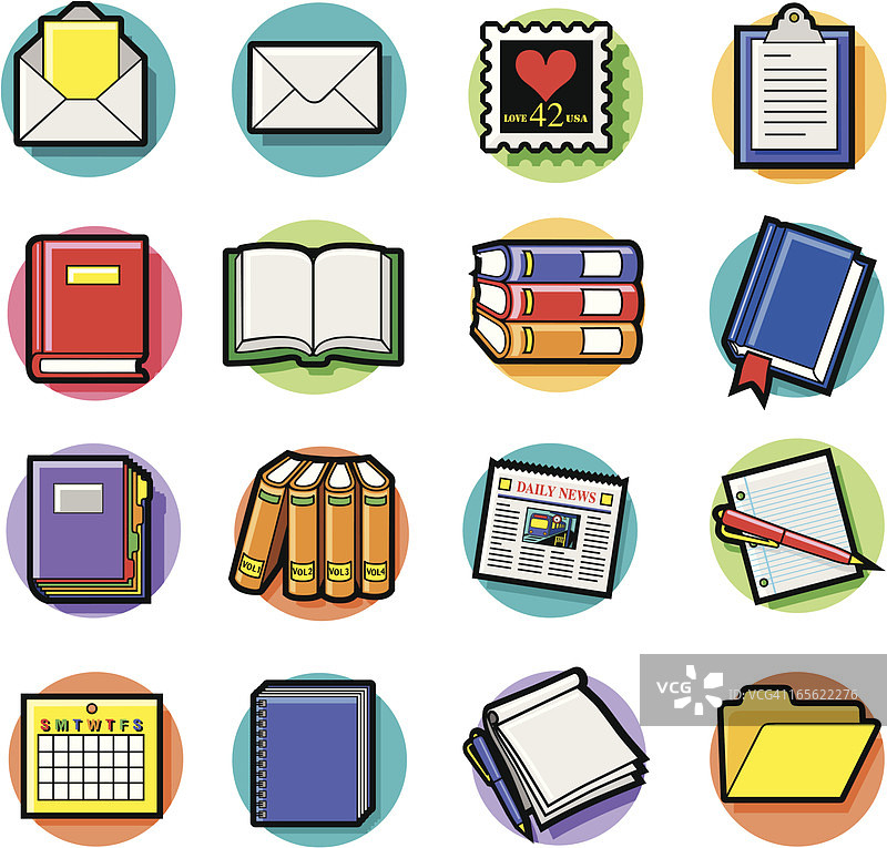 书籍和文档图标图片素材
