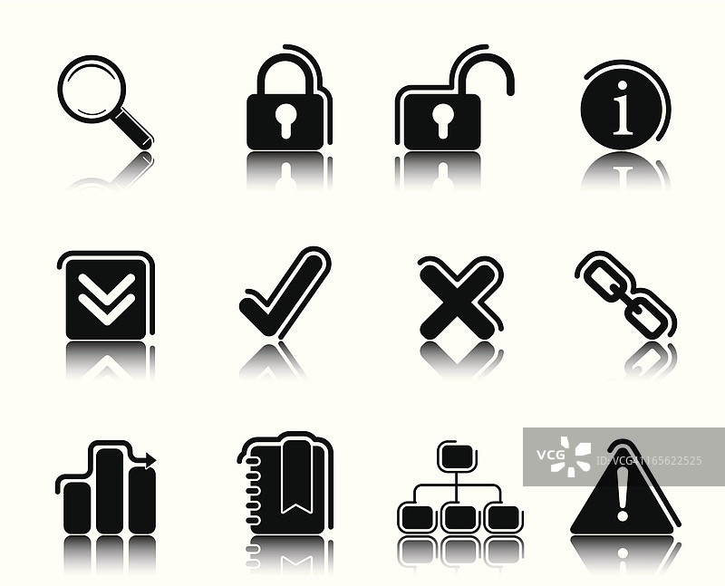 黑色图标图片素材