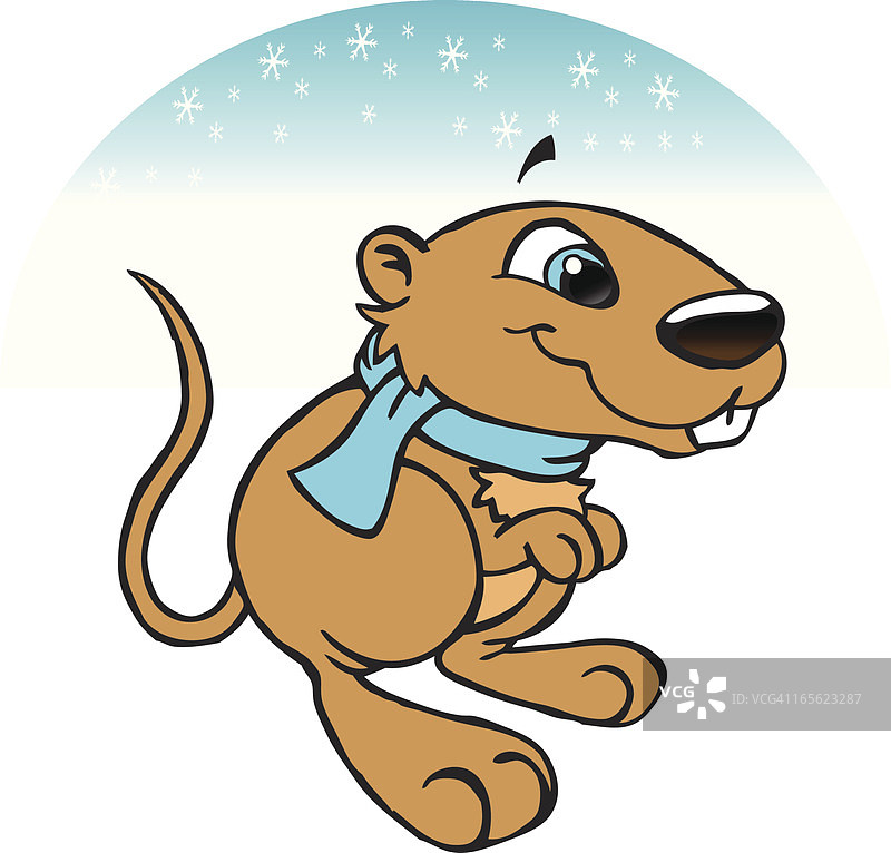 冬季沙鼠图片素材