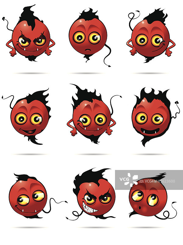 红色小恶魔图片素材