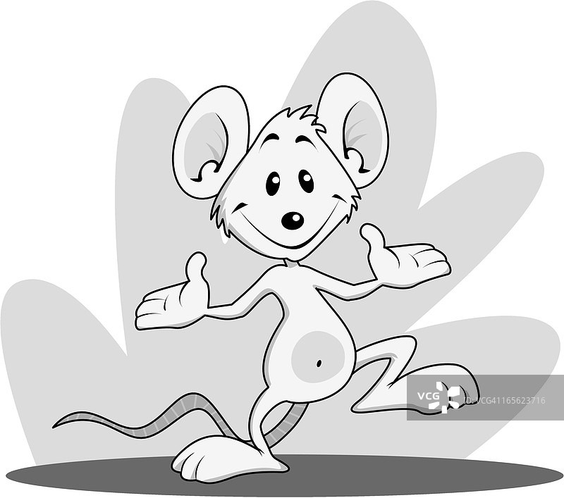 白色老鼠图片素材