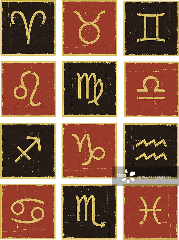 星座符号图片素材