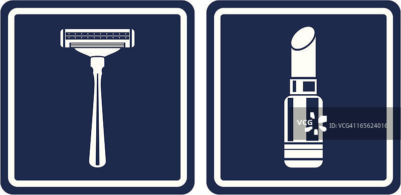 卫生间标志图片素材