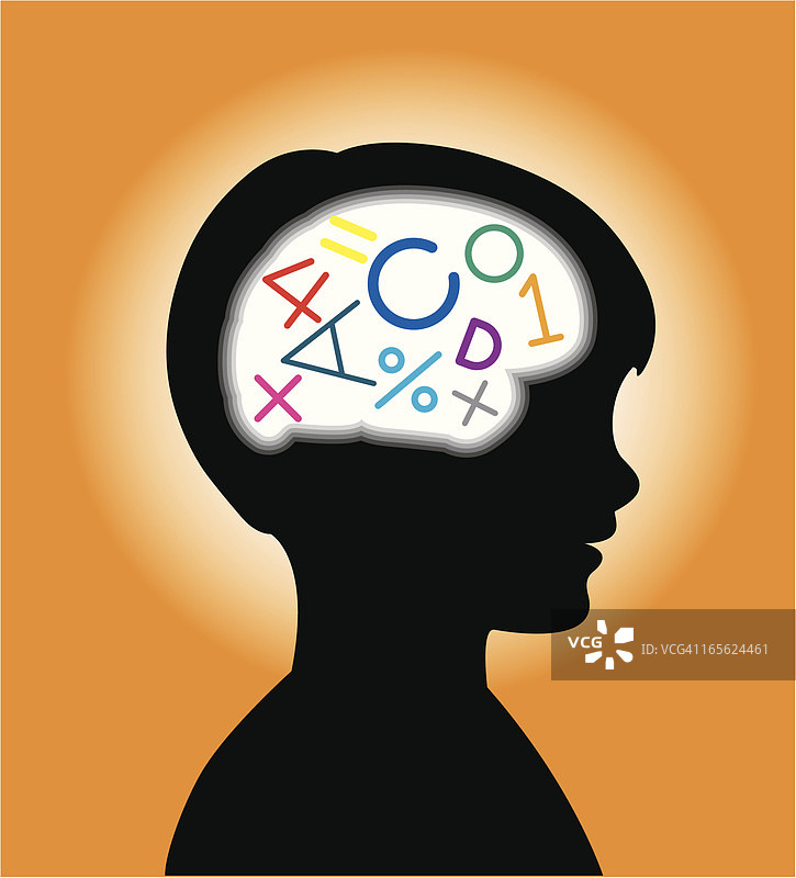 孩子的头部（聪明的）图片素材