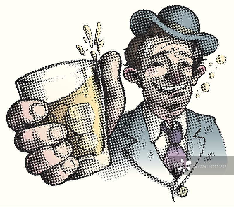 酗酒者图片素材