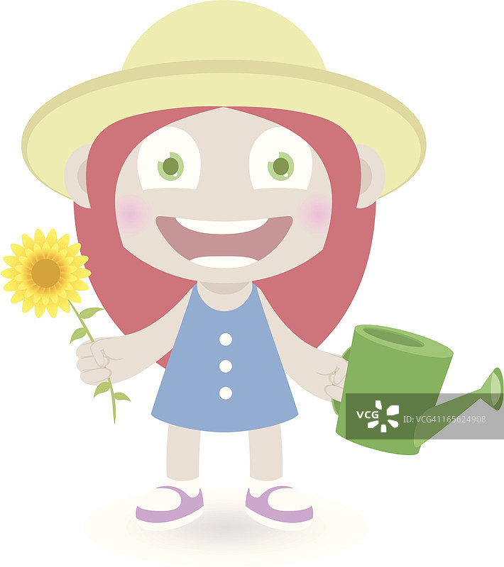 园艺女孩图片素材