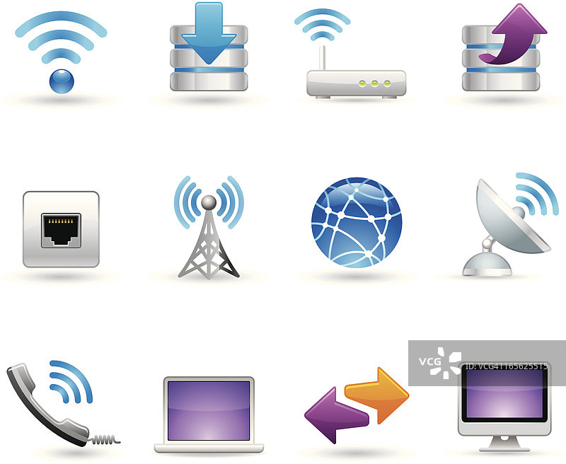 通用图标 - 无线图片素材