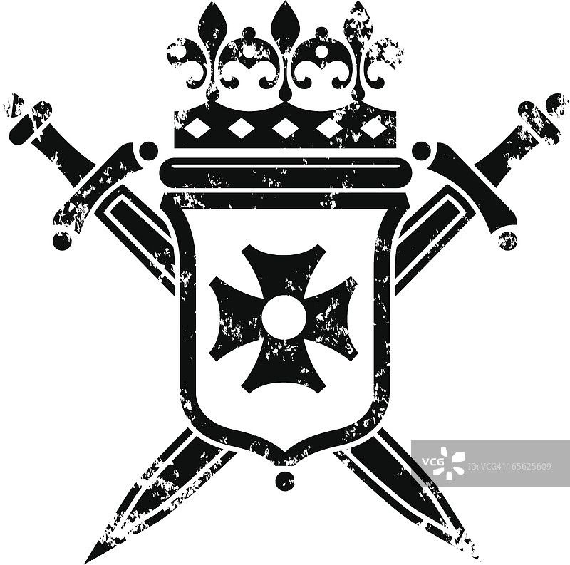 Grunge风格纹章图片素材