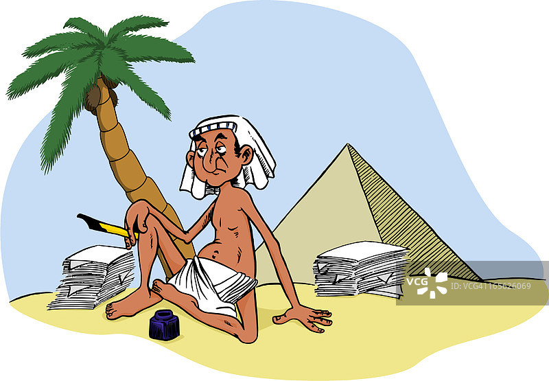 抄写员图片素材