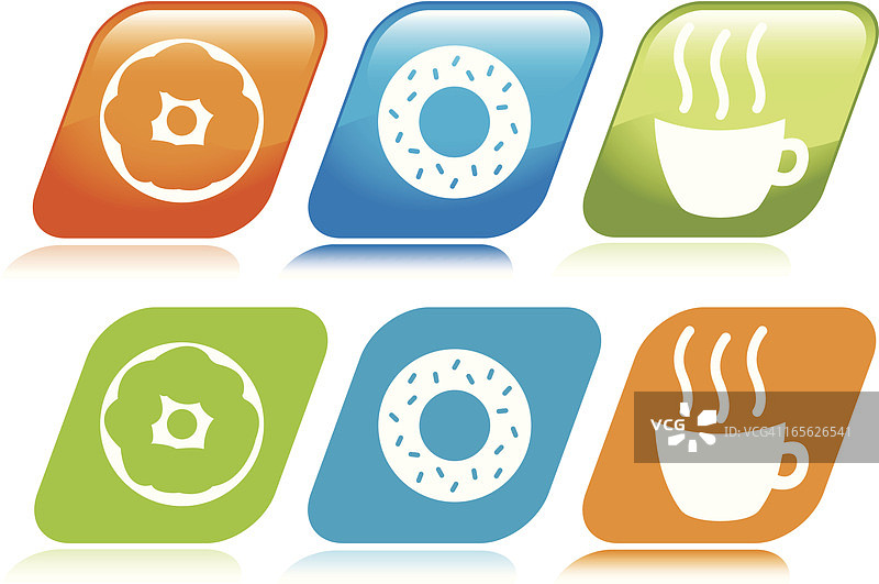 早餐图标集图片素材