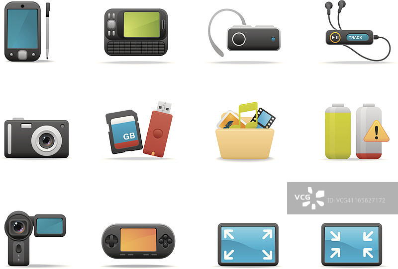 数码产品图标 高级哑光系列图片素材