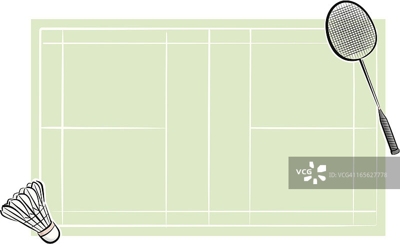 羽毛球图片素材