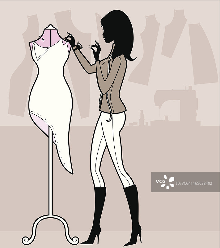 时装设计师图片素材