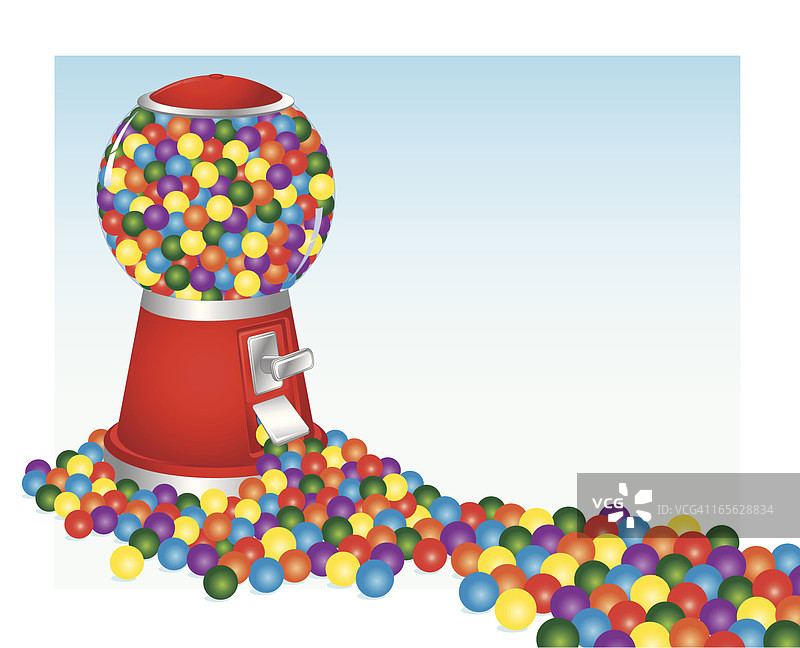 泡泡糖盛会图片素材