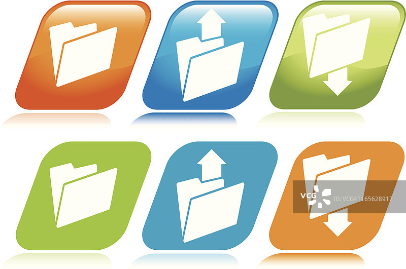 计算机文件夹图标图片素材