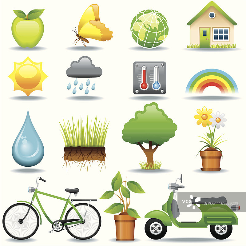 环境图标集图片素材