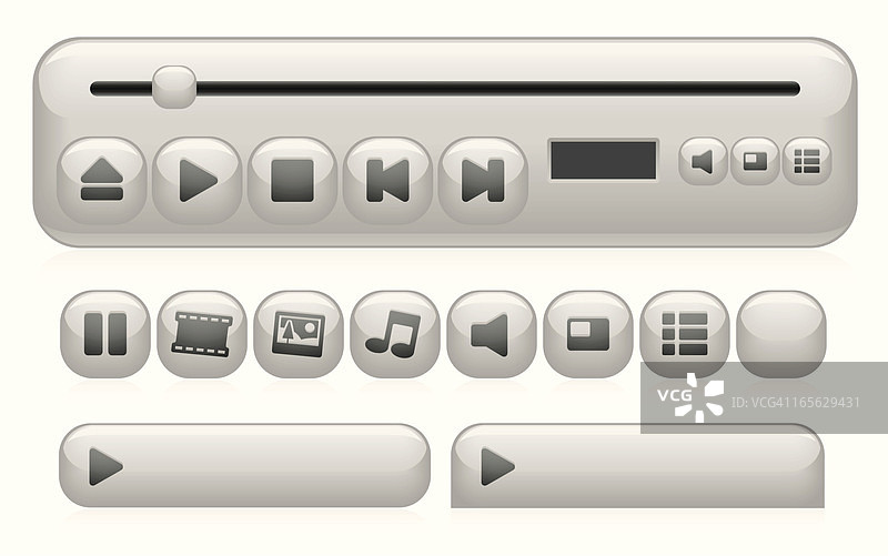 媒体播放器图标图片素材